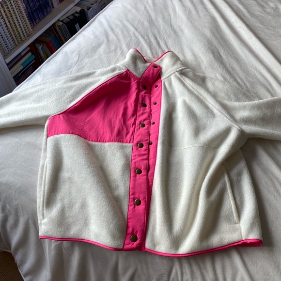 J. Crew Sherpa Jacket with Snaps, M - Picture 2 of 4